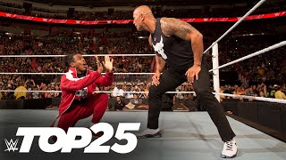 The Rock’s 25 greatest moments WWE Top 10 Special Edition Nov 4 2021 [upl. by Elcarim]