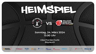 🔴🏀 RSV Bayreuth 🆚 Team Germany Osnabrück  Rollstuhl Basketball  RBBL2  Bundesliga 2  Spiel 1 [upl. by Broadbent]