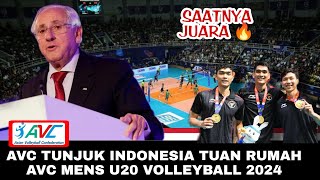 RESMI  Indonesia Tuan Rumah AVC Mens U20 Volleyball Championship 2024 [upl. by Sillyrama]