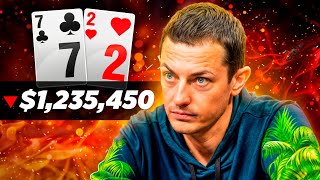 5 Times Tom Dwan Got CRUSHED in High Stakes Poker Cash Games [upl. by Gilchrist]