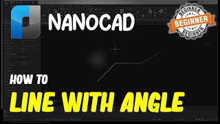 Nanocad How To Line With Angle [upl. by Regnig]