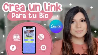 CÓMO HACER UN LINKTREE CON CANVA ⭐️ Múltiples enlaces en tu BIO de Instagram [upl. by Ahsad93]