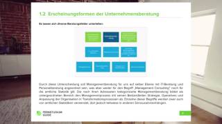 🎓 Was macht ein Unternehmensberater  Fernstudium Guide  zukunftbeginnen [upl. by Merkle536]