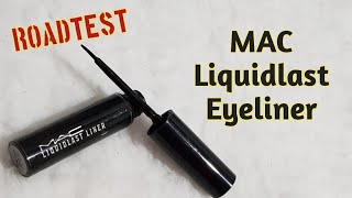 Roadtest Review MAC Liquidlast Eyeliner Makeuppinay [upl. by Asilehc]