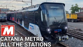 4K 🇮🇹 Catania Metro  All The Stations  from STESICORO to NESIMA 2023 [upl. by Colinson]