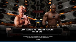 Shelton Benjamin vs Jeff Jarrett Intercontinental Championship [upl. by Guevara]