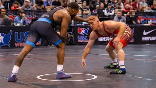 Round 1  Jordan Burroughs vs Chance Marsteller  2024 World Team Trials [upl. by Kermy]