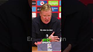 Koeman over moment assistent Hongarije koeman oranje nationsleague hongaria [upl. by Ssilem574]