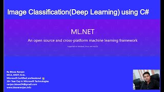 Image ClassificationDeep Learning using C ML NET [upl. by Amaj]