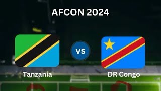 LIVE DR CONGO VS TANZANIA CAN 2024 [upl. by Arreis]