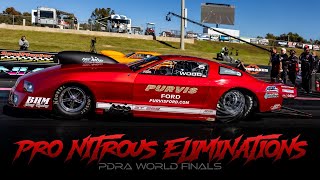 Pro Nitrous Eliminations  PDRA World Finals [upl. by Mitman135]