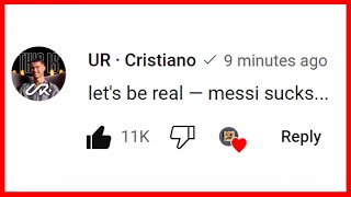 only Cristiano Ronaldo can comment this video [upl. by Yelrebmik484]