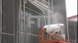 AAMA 5011 Water Penetration Test of Façade and Window  Door Systems Under Dynamic Pressure [upl. by Vasti]