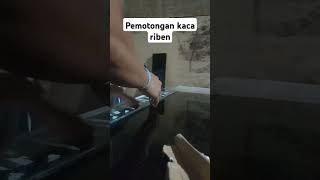 Tutorial pemotongan kaca buat list fypシ゚viral kacariben cuttingskills cuttingglass [upl. by Jensen501]