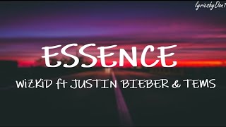 WiZKiD ft Justin Bieber amp TemsEssence Lyric Video [upl. by Devlen]