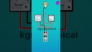 volt Meter Amper Meter Connection diagram shorts [upl. by Devi]