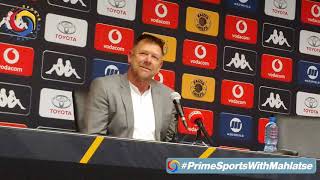 Kaizer Chiefs 01 Cape Town City  Eric Tinkler Reaction [upl. by Noterb]