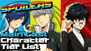 Persona 345 Main Cast Character Tier List [upl. by Feinleib907]