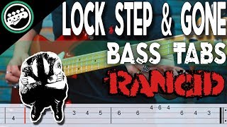 Rancid  Lock Step amp Gone  Bass Cover With Tabs in the Video [upl. by Linnea]