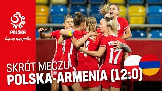 el MŚ kobiet Skrót meczu 🇵🇱 POLSKA – ARMENIA 🇦🇲 120 [upl. by Noirad]