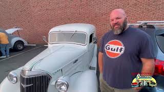 Salisbury Downtown Cruiser tells all about his 1937 Chevy Panel Truck in Salisbury North Carolina [upl. by Davidson]