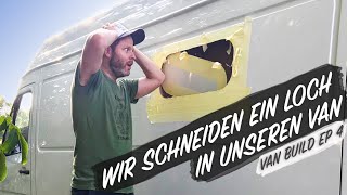 Einbau der SEITEN und DACHFENSTER  Schiebefenster und MaxxFan  S1 E4 [upl. by Lyrpa]