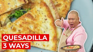 Easy Quesadillas 3 Ways  SIMPOL  CHEF TATUNG [upl. by Nymrak]