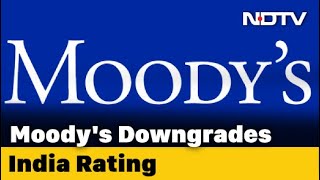 Moodys Downgrades Indias Sovereign Rating Maintains Negative Outlook [upl. by Spoor244]