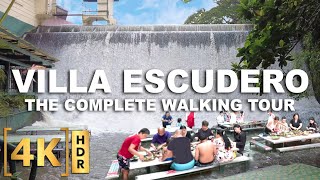 One of the best tourist spots near Manila Villa Escudero  Full Walking Tour  4K HDR  Philippines [upl. by Spiegel619]