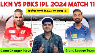 LKN VS PBKS  LKN VS PBKS D PREDICTIONS TODAY  LUCKNOW VS PUNJAB team Today [upl. by Libbi131]