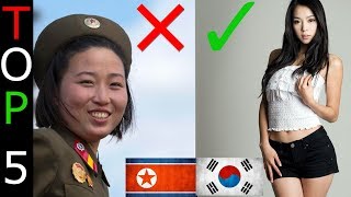 5 KÜLÖNBSÉG ÉSZAKKOREA ÉS DÉLKOREA KÖZÖTT ✔  TOP 5  MAGYAR [upl. by Bernardine]