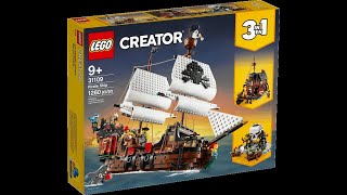 Lego Pirate Ship 31109 lego [upl. by Remmus]