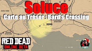 Red Dead Online  Carte au Trésor Bards Crossing Guide [upl. by Leong]