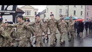 Alcester Remembrance Sunday Parade 2023 [upl. by Ingemar508]