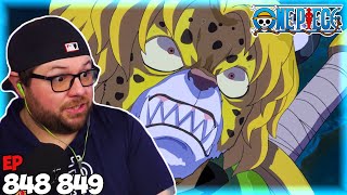 Pedro Saves The Day One Piece Episode 848 amp 849 Reaction [upl. by Adamik]