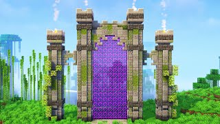 How to build a Large Nether Portal [upl. by Kain]