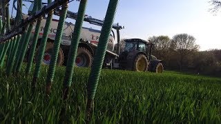 Lisier sur céréales 2018 I John Deere and slurry tanker Pichon [upl. by Hafeenah931]