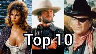 Top 10 Western Movie Scenes [upl. by Boar731]