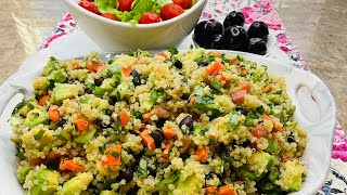 Vegetable Quinoa Salad quinoa recipes Quinoa Salad for weight loss Best Quinoa salad vegansalad [upl. by Dorthy]