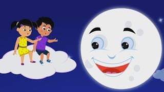 Chanda Mama  चंदा मामा  Hindi Balgeet  Kids Rhymes  Hindi Nursery Songs  Hindi Poems [upl. by Ladnar]