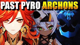 EVERY Previous Pyro Archon in Genshin Impact So Far  Version 50 [upl. by Nidnarb848]