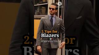 2tips for blazer for men blazer fashion menswear shorts youtubeshorts [upl. by Lamahj359]