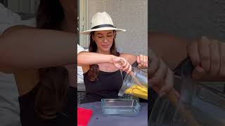 Homemade Mango Sorbet With Just 3 Ingredients essycooks veganrecipes [upl. by Noyr]