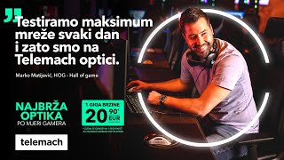 Telemach optika  testiramo maksimum mreže svaki dan [upl. by Nyloj258]