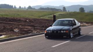 low e36 325i exhaust sound  supersprint headers [upl. by Essilrahc]