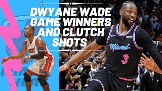 Dwyane Wade Game Winner  Clutch Shots  Buzzer Beater  20032019 NBA Career Highlights [upl. by Evie992]