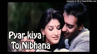 Pyar Kiya To Nibhana Video Song  Major Saab  Udit Narayan Anuradha Paudwal  Ajay Devgn Sonali [upl. by Alverson22]