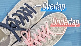 How to Thread Overlap and UnderlapThe Basics of Tying Shoe Laces [upl. by Andrei]