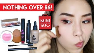 Testing Cheap Miniso Makeup Nothing Over 6 [upl. by Halullat]