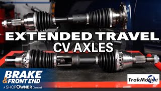 Extended Travel CV Axles [upl. by Dreyer]